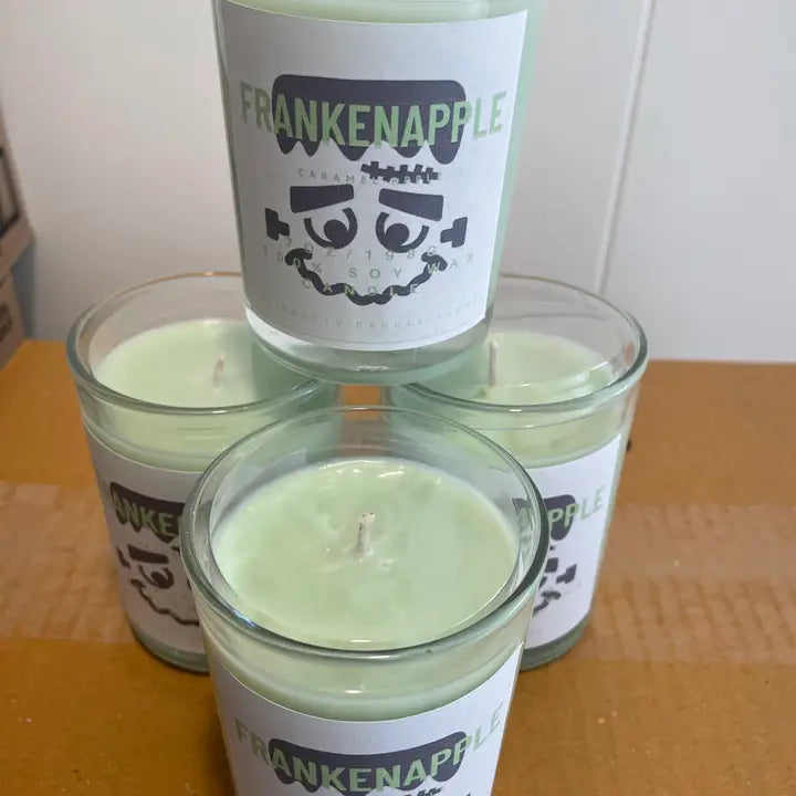 HALLOWEEN FrankinApple Candle