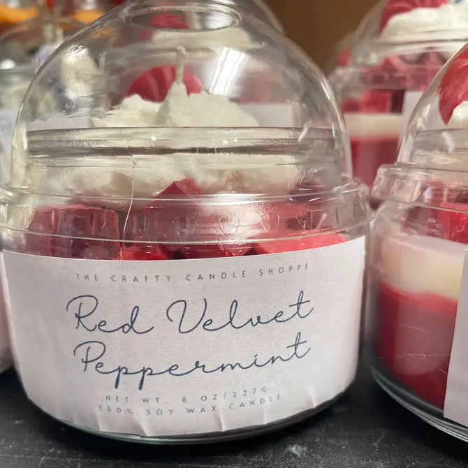 DESSERT CANDLE Peppermint 8 oz