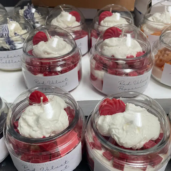 DESSERT CANDLE Peppermint 8 oz
