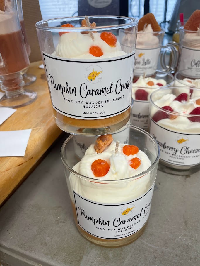 DESSERT CANDLE Pumpkin Caramel Crunch