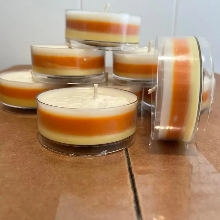 HALLOWEEN Candy Corn Oversized Votive