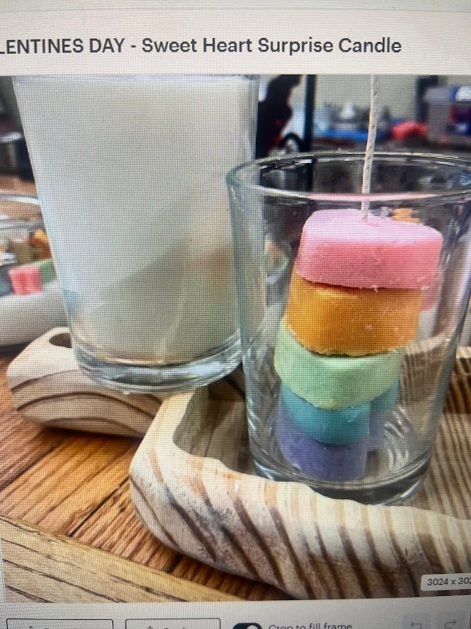 VALENTINES DAY - Sweet Heart Surprise Candle