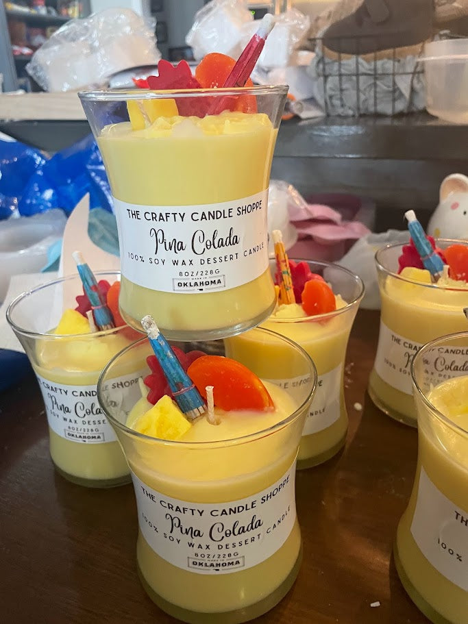 DESSERT CANDLE - Pina Colada 8 oz