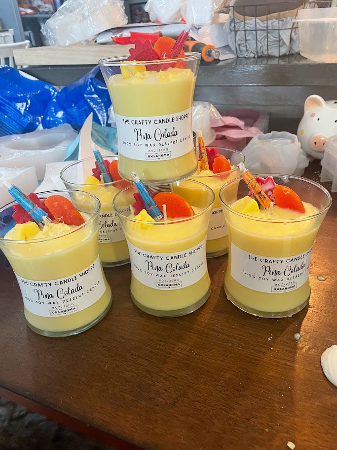 DESSERT CANDLE - Pina Colada 8 oz