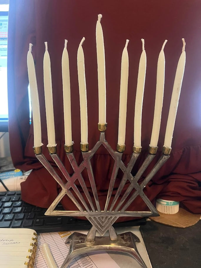 RELIGIOUS CANDLES - Menorah (tiny tapers)