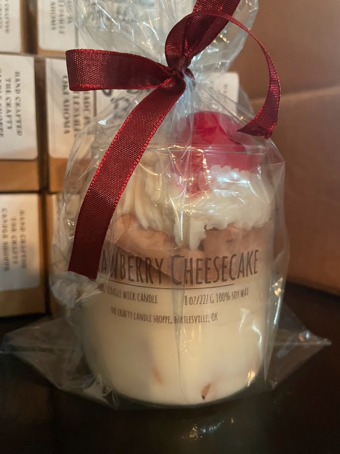 DESSERT CANDLE Strawberry Cheesecake