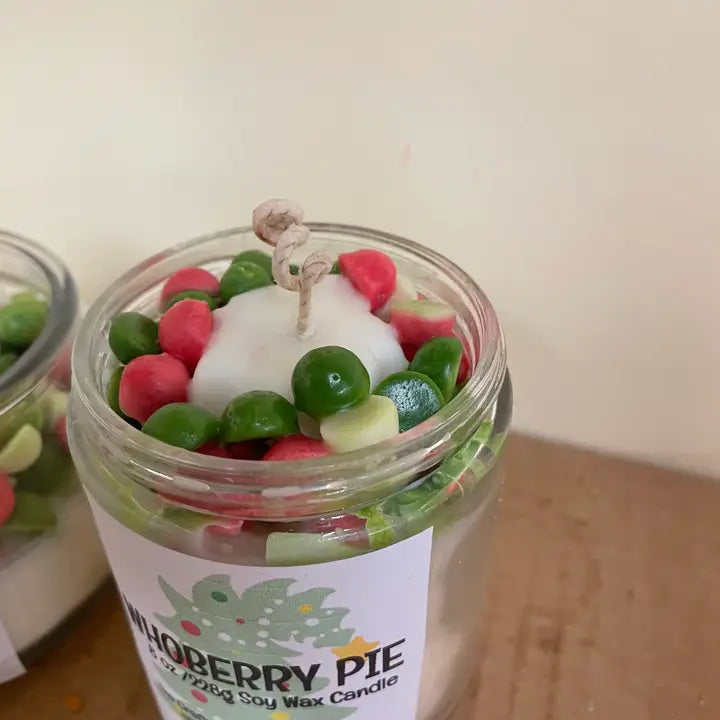 CHRISTMAS  Whoberry Pie Straight Sided Candle