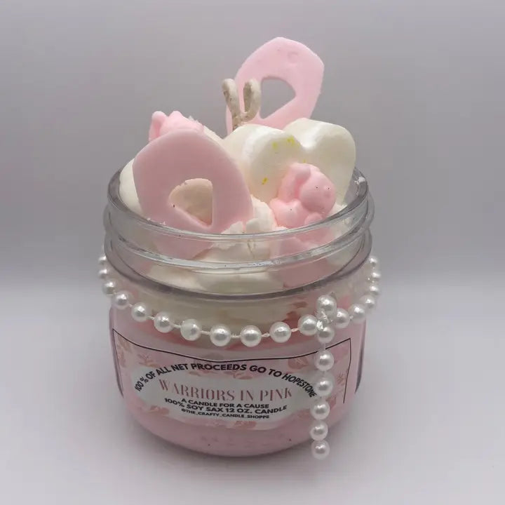 DESSERT CANDLE  Breast Cancer Awareness