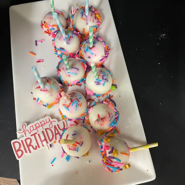 CAKE POPS - Birthday Cake